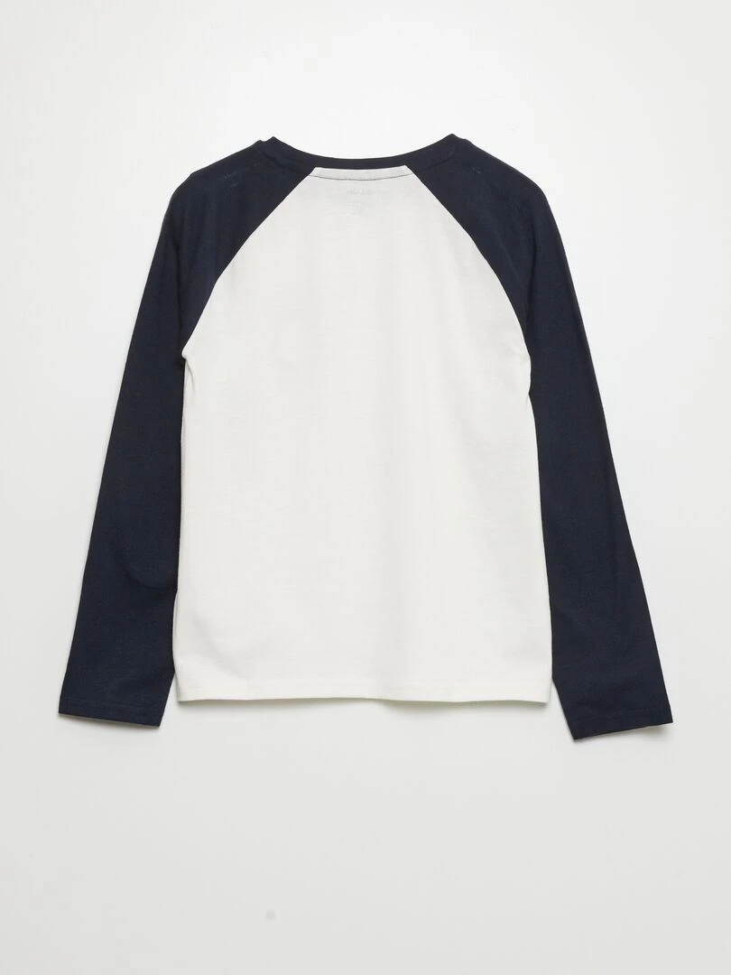 T shirt manches longues 'séoul'   Blanc