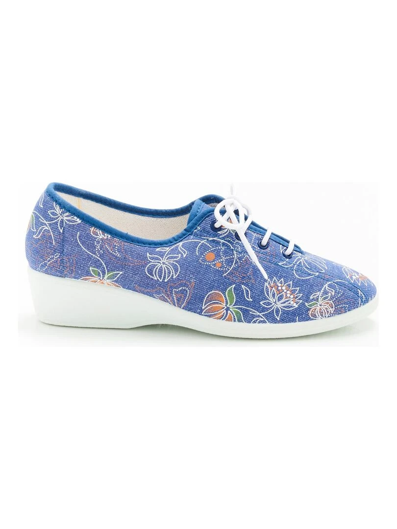 Derbies en toile   Damart   Bleu