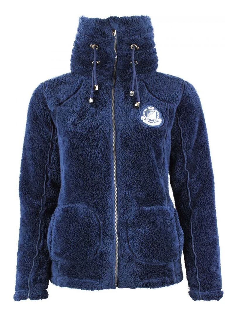 Blouson polaire femme ASANA Bleu marine