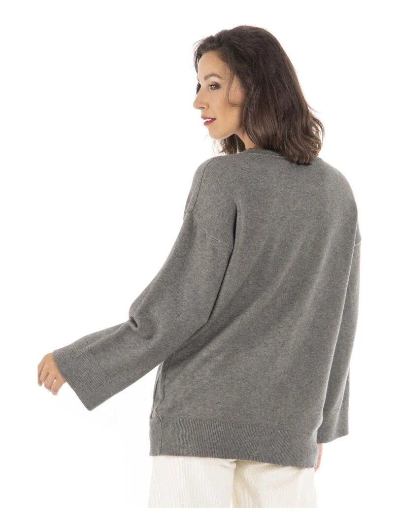 Gilet  PAOLA   Gérard Pasquier   Gris