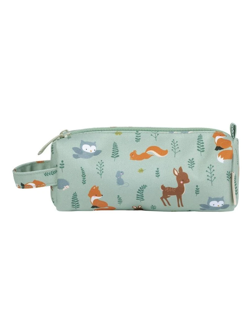 Trousse scolaire Amis de la forêt   Vert d'eau