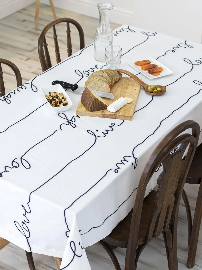 Nappe Live "Happyfriday" Blanc