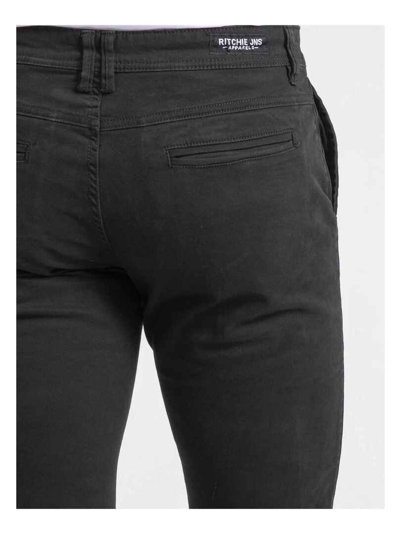 Pantalon chino VALDEK   Noir