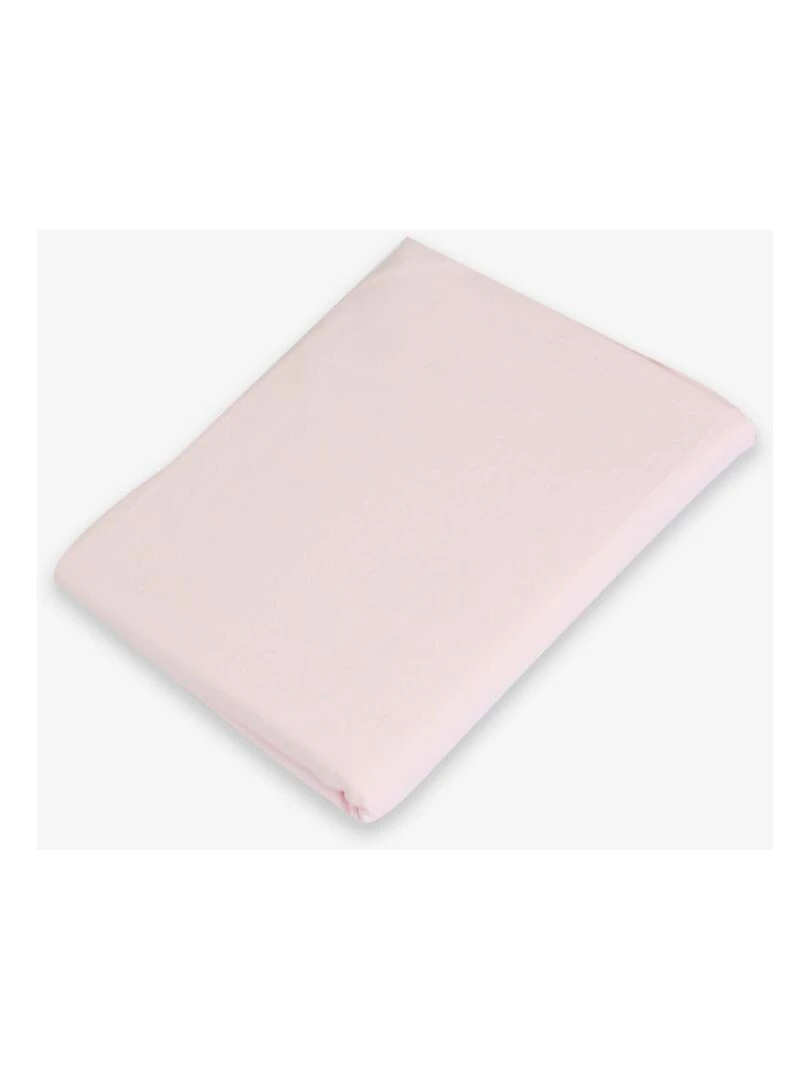 Drap plat lit bébé bébé Trois Kilos Sept Rose
