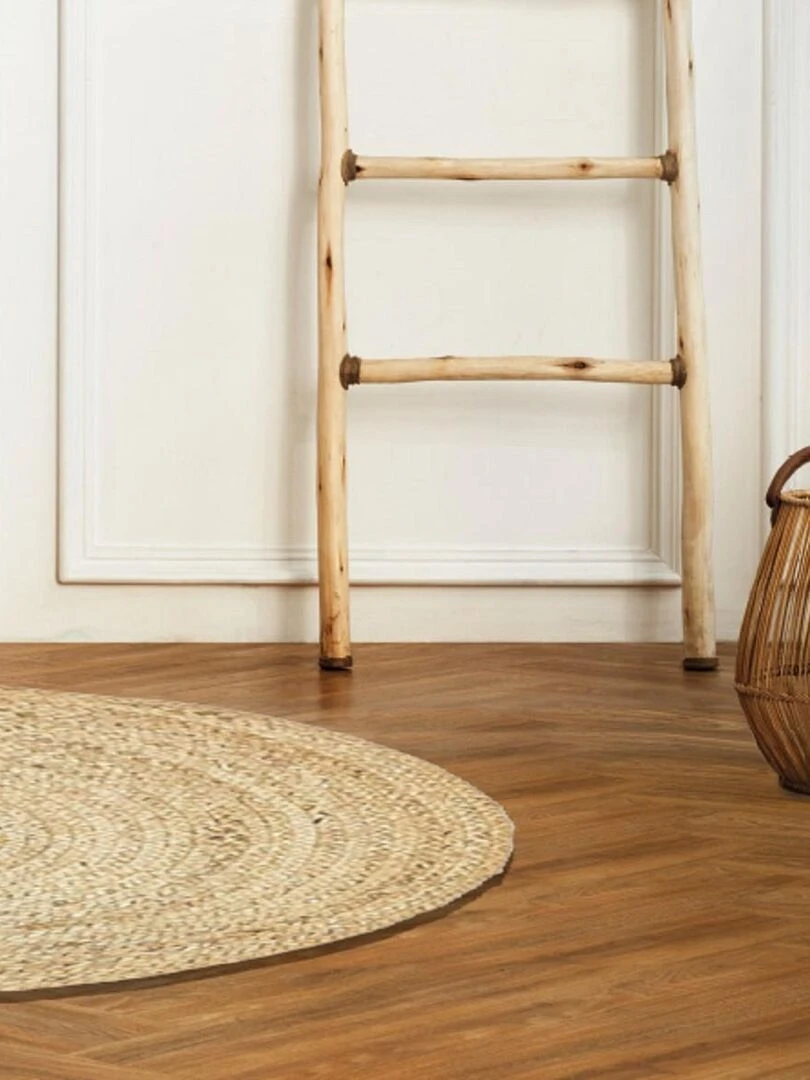 Future Home   Tapis rond en jute naturel   Beige