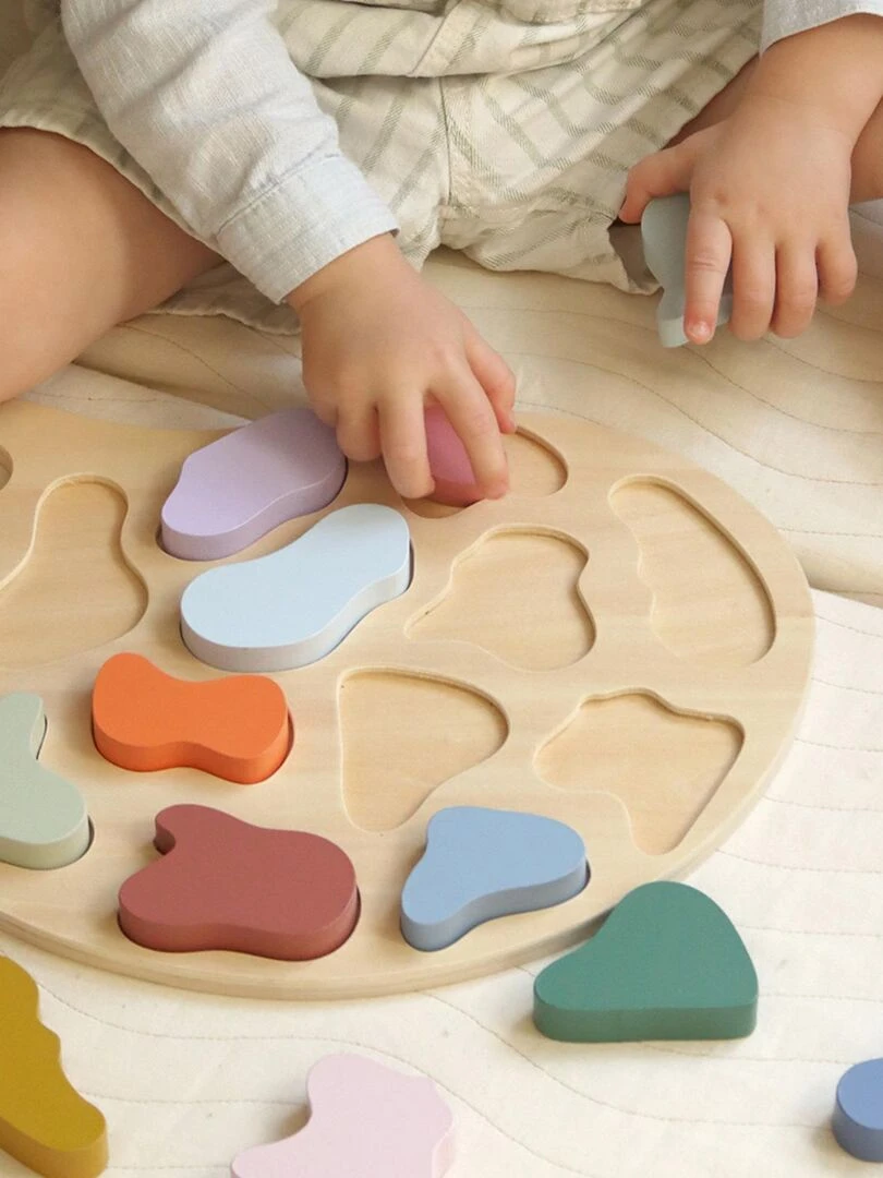 Jeu' de'eveil   Puzzle à encastrer  Couleurs   N/A