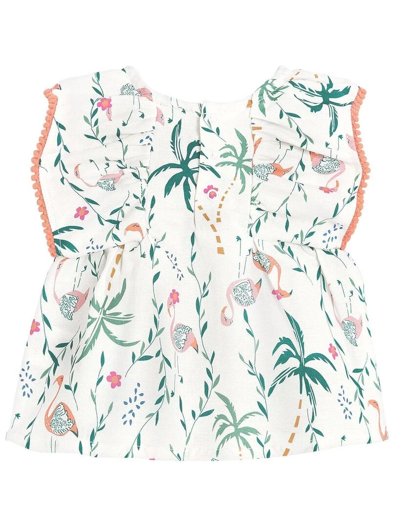 Tunique fille Cabacao Blanc