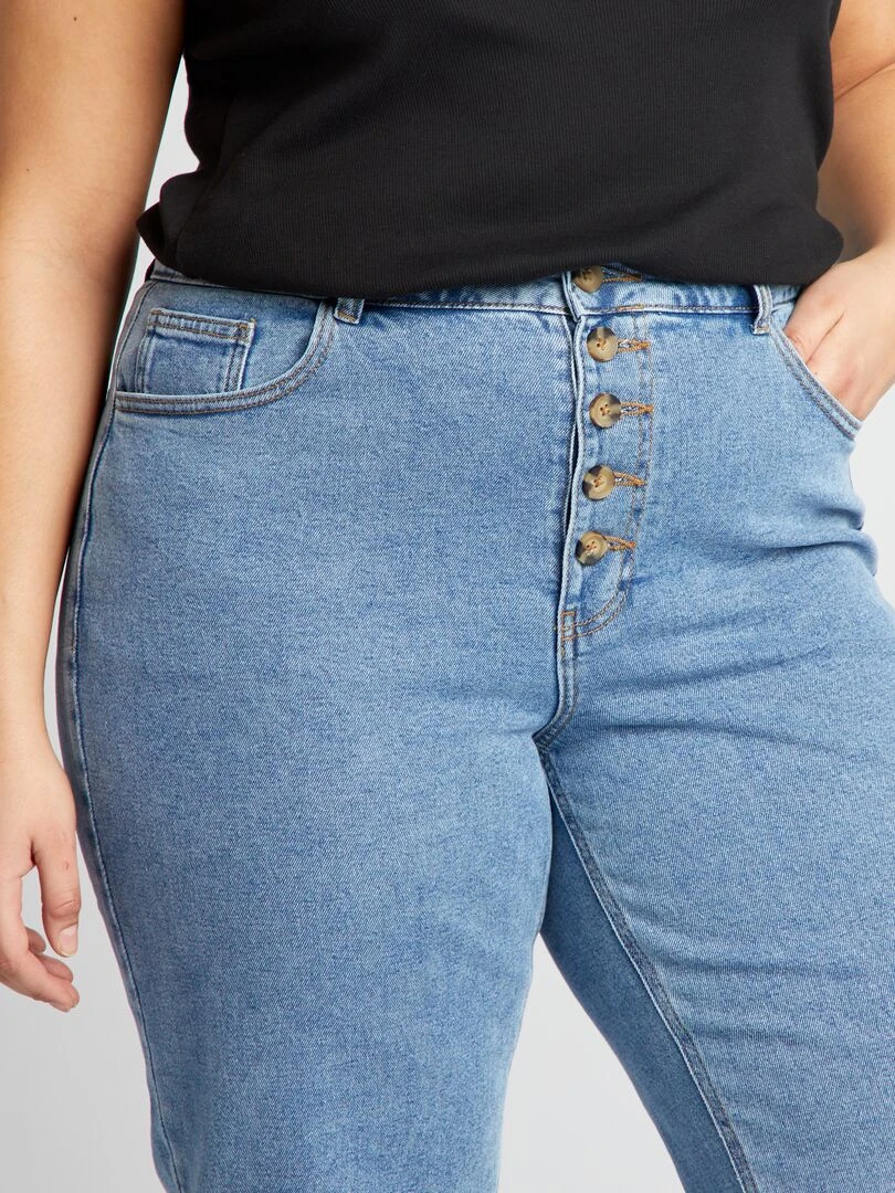 Pantalon denim wide leg   Double stone