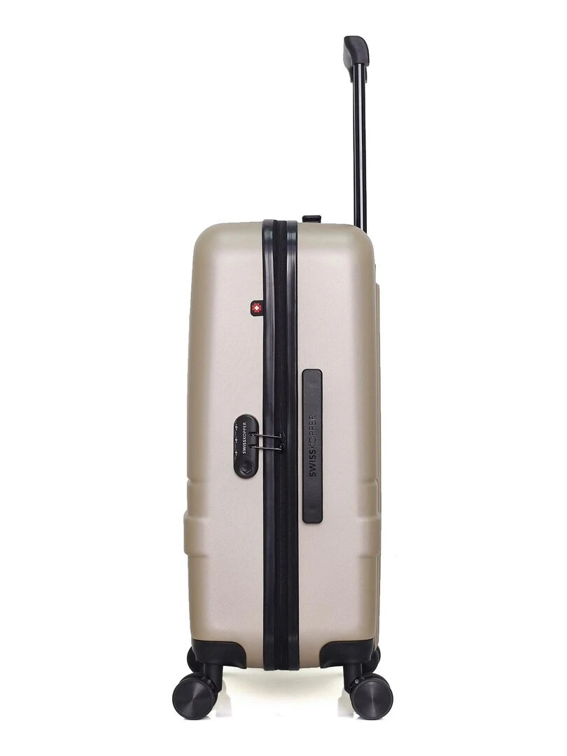 SWISS KOPPER   VALISE WEEKEND ABS USTER 4 ROUES 65 CM   Beige