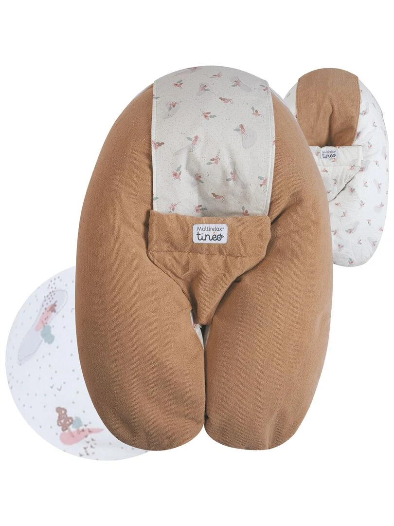 Tinéo   Coussin de maternité Multirelax éponge Noisette   Marron noisette