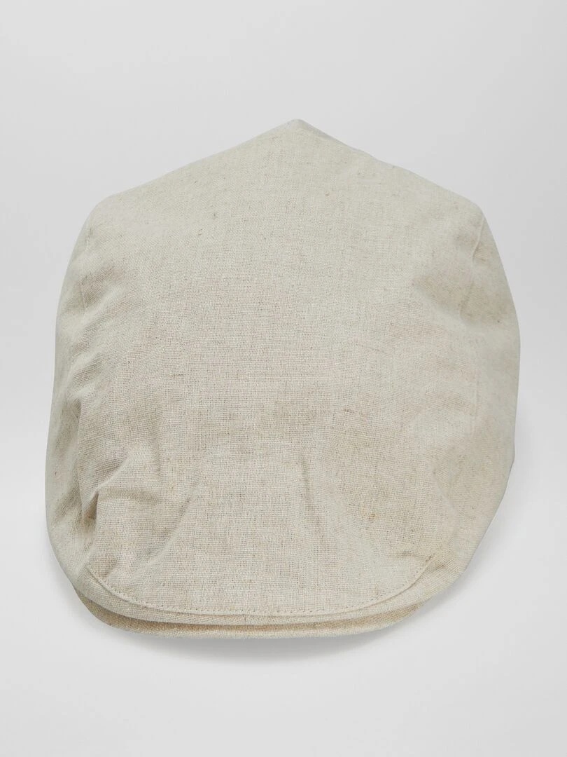 Béret gavroche uni Beige
