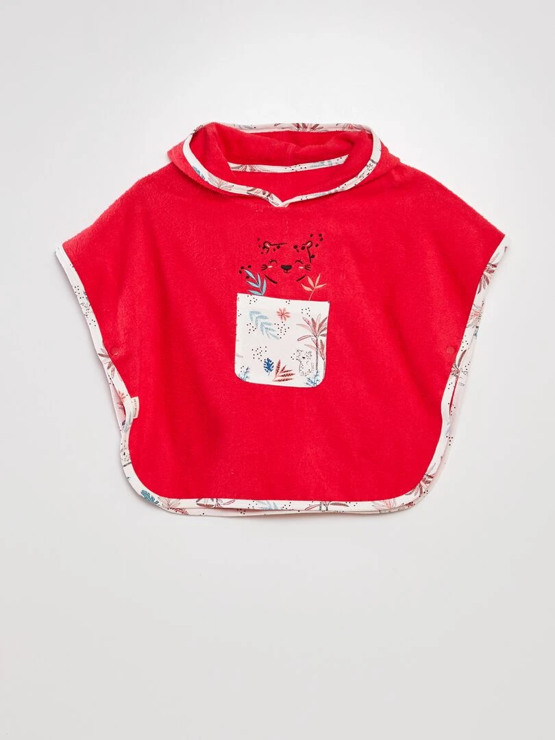 Poncho de bain 'Petit Beguin' Rose