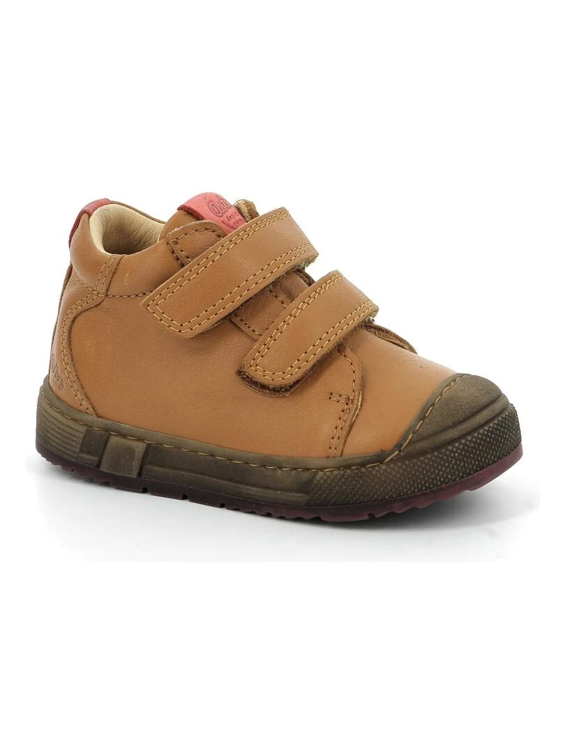 Bottillons Cuir Brett Marron