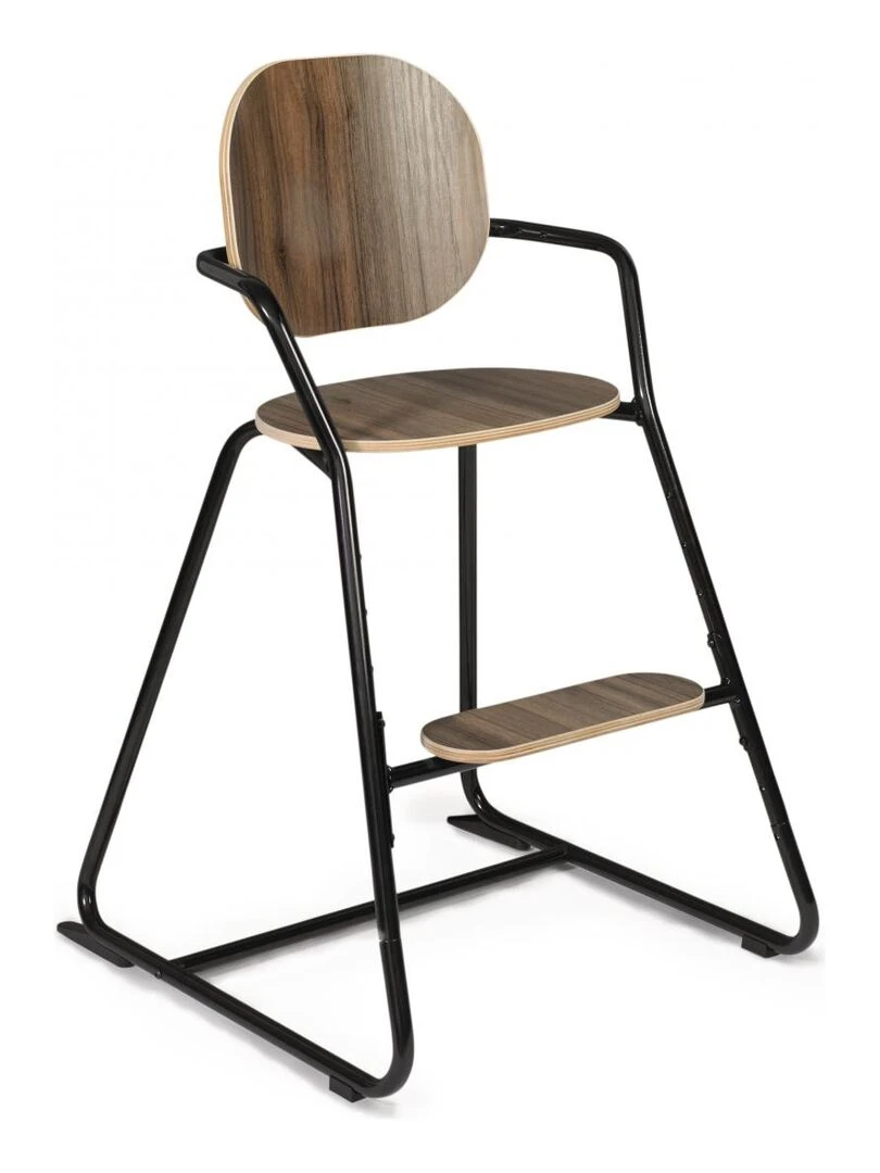 TIBU High Chair Black Edition in Walnut Noir