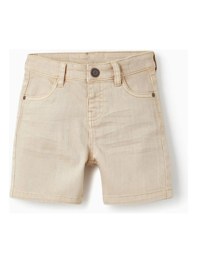 Shorts en sergé de coton pour bébé garçon SICILIAN DAYS Gris clair