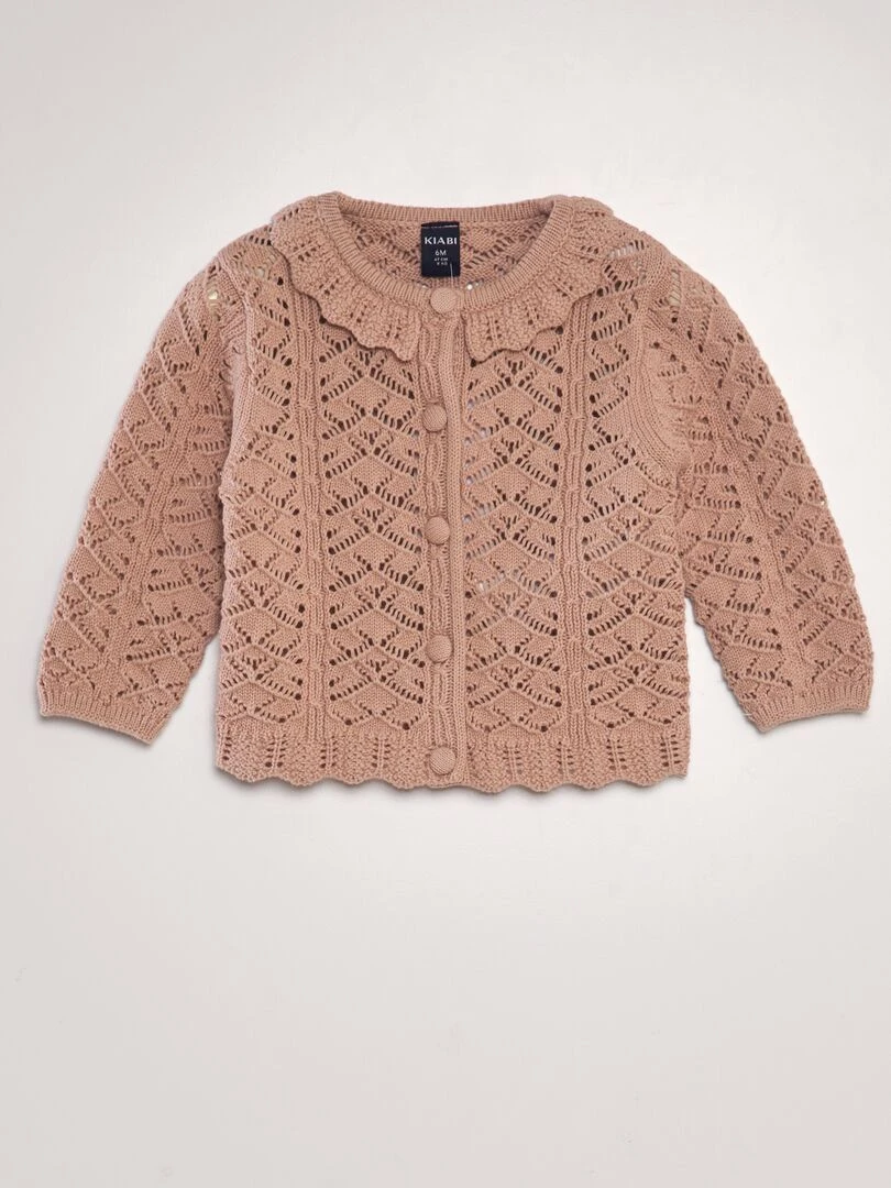 Gilet en crochet ROSE