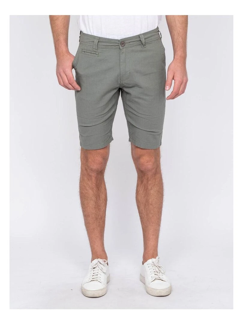 Bermuda chino lin BAGOLIN Kaki