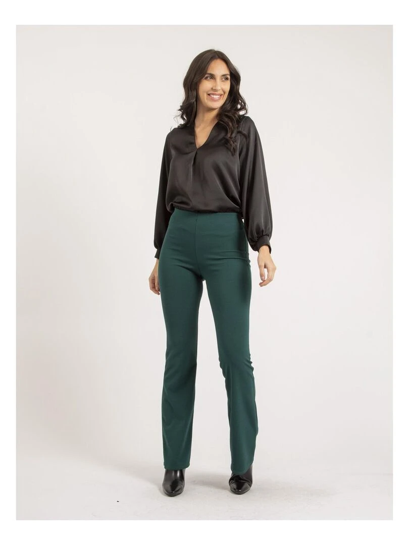 Blouse satin OXANIE   Noir