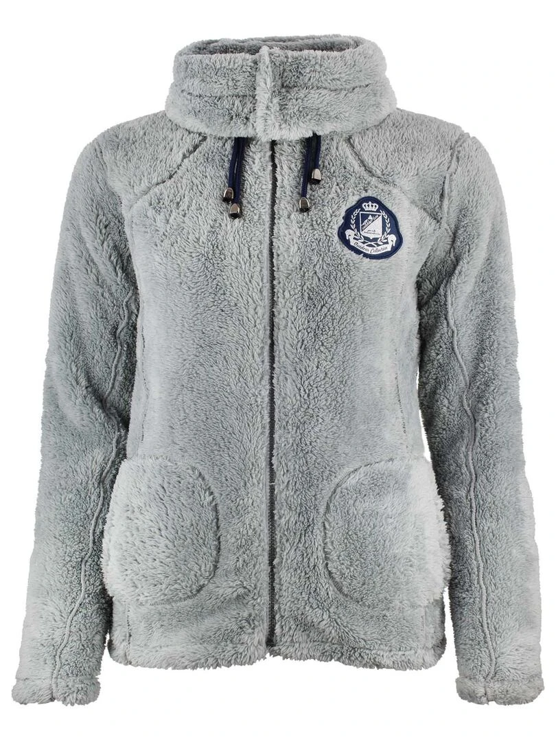 Blouson polaire femme ASANA Gris