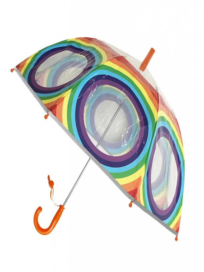 Parapluie Enfant Transparent Arc en ciel N/A