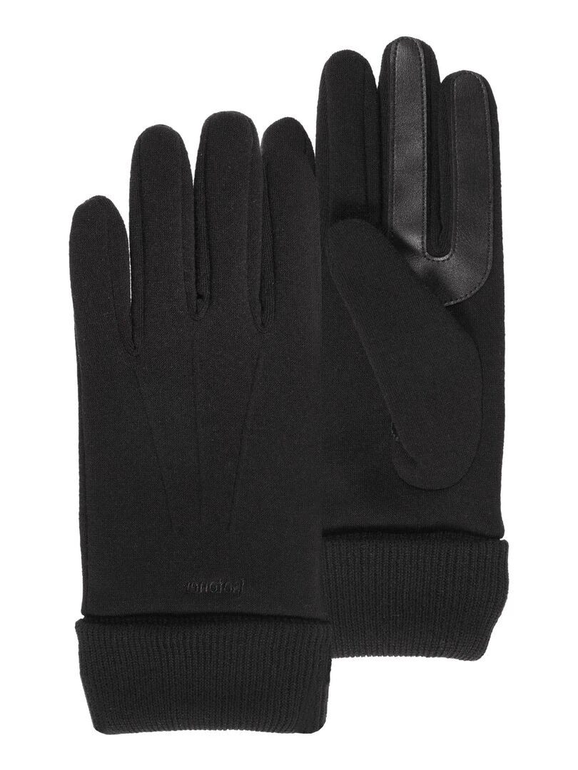 Gants Homme tactiles Noir Noir