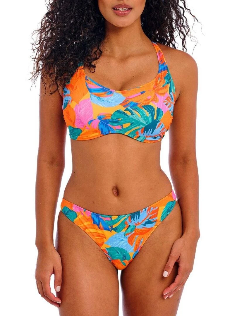 Haut de maillot de bain à armatures Aloha Coast Multicolore