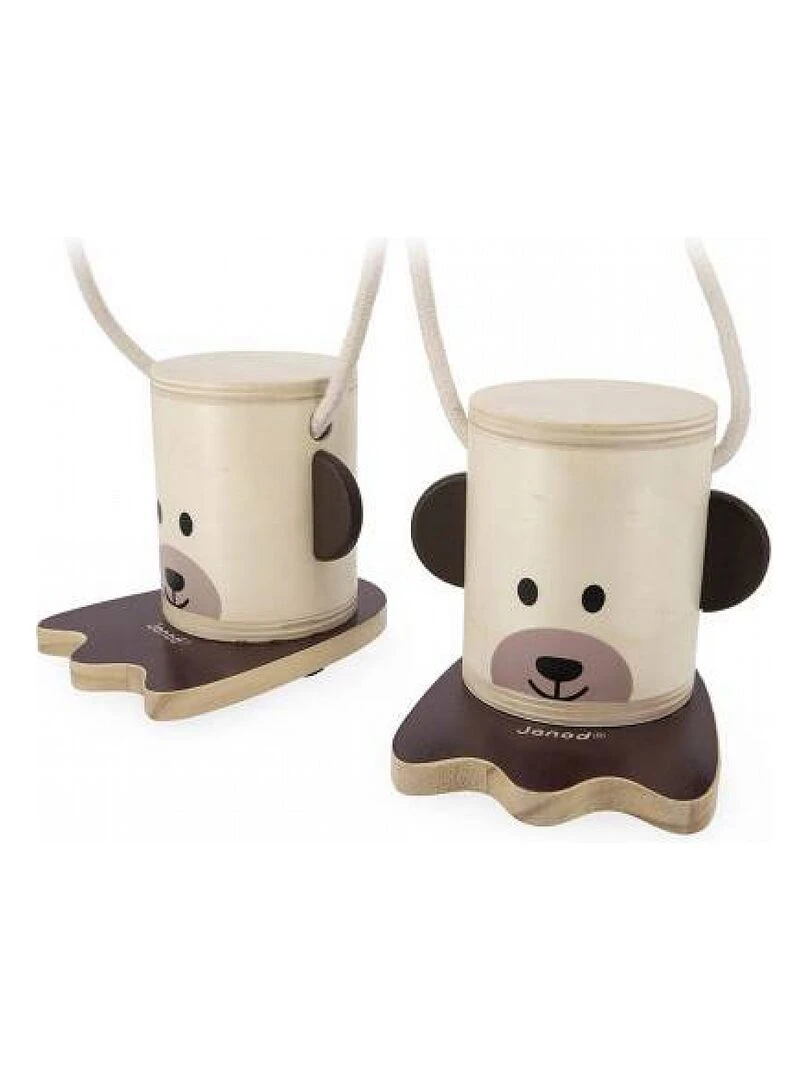 Petites Echasses Ours En Bois De Janod   N/A