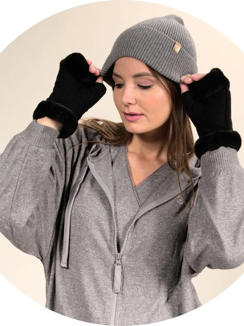 Bonnet Femme Soft Touch Gris Gris Gris