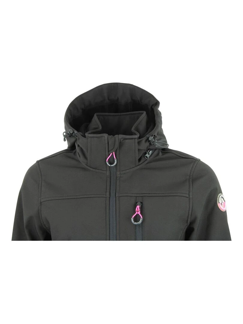 Blouson softshell ACLAUDIO   PEAK MOUNTAIN   Noir Noir