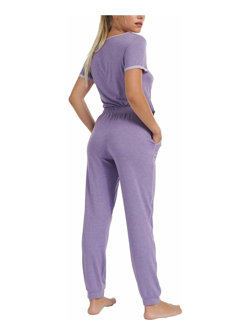 Bas pyjama pantalon Laura   Violet