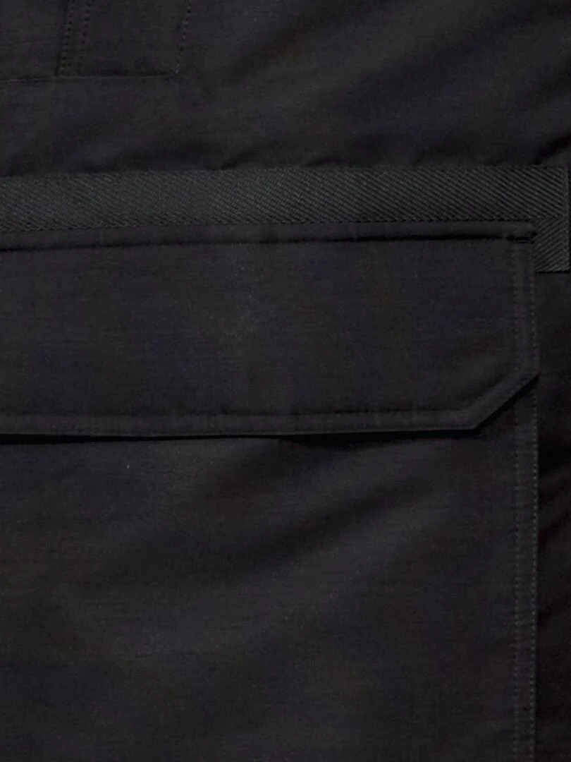 Parka à capuche   noir