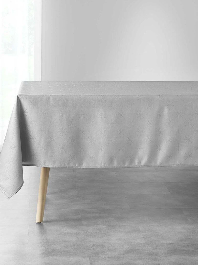 Nappe rectangulaire Etoiles   Gris