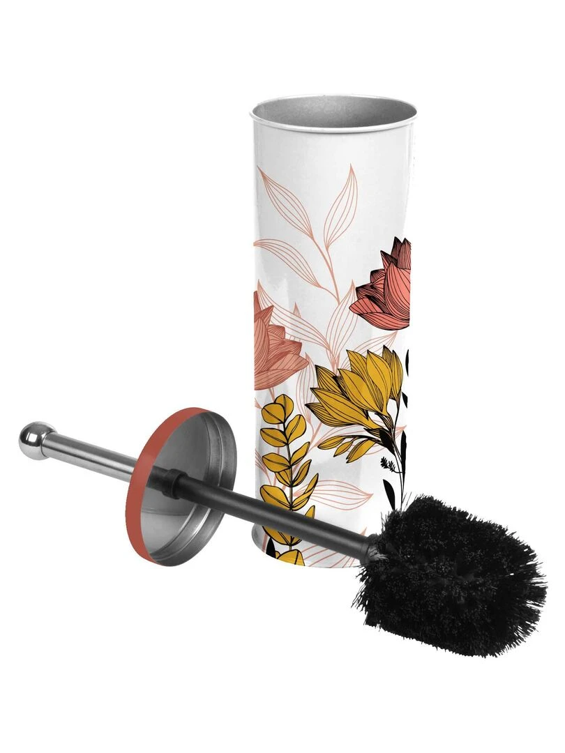 Brosse de toilette Amelina fleur Blanc