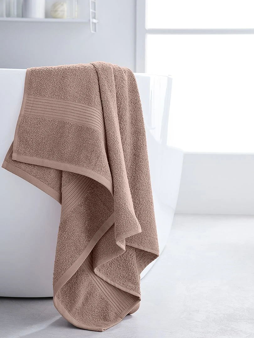 Maxi drap de bain 90 x 150 cm rose sable