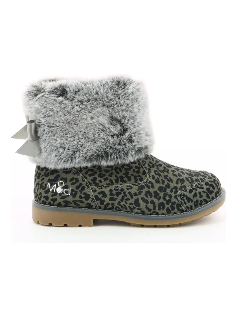 Boots Cuir Stelie Gris