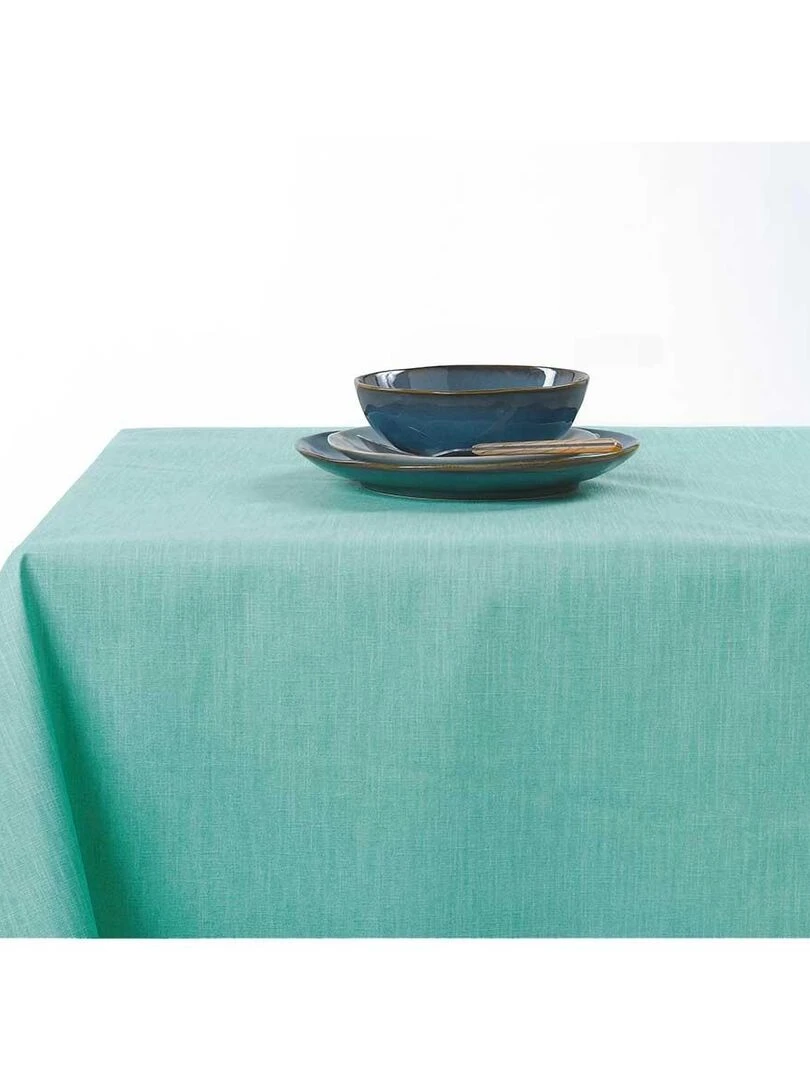 Nappe enduite anti taches   Vert