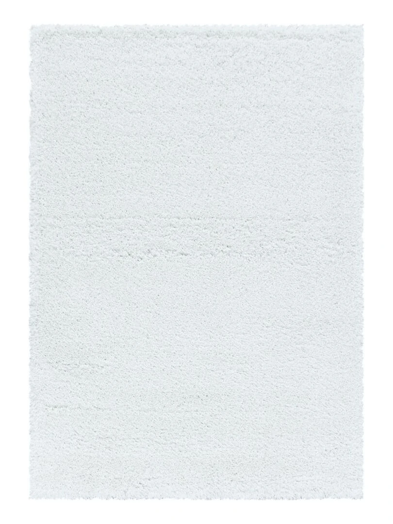 Tapis shaggy UNI B OEKO TEX® Blanc