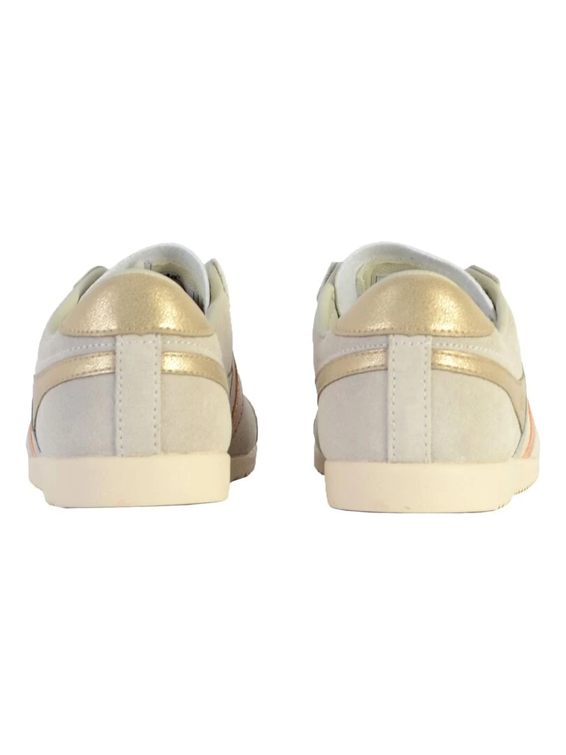 Basket Cuir Gola Bullet Mirror Trident   Gris