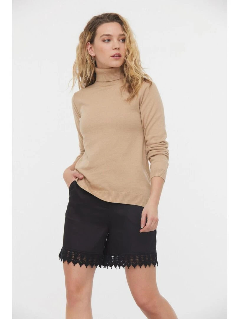 Lee Cooper   Pull coton regular CINALI   Beige argile