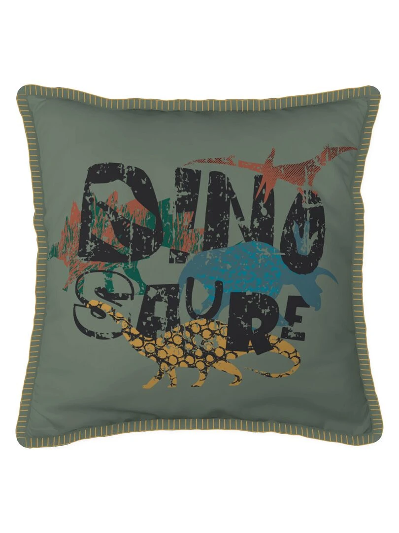 Coussin Triax le dinosaure Vert