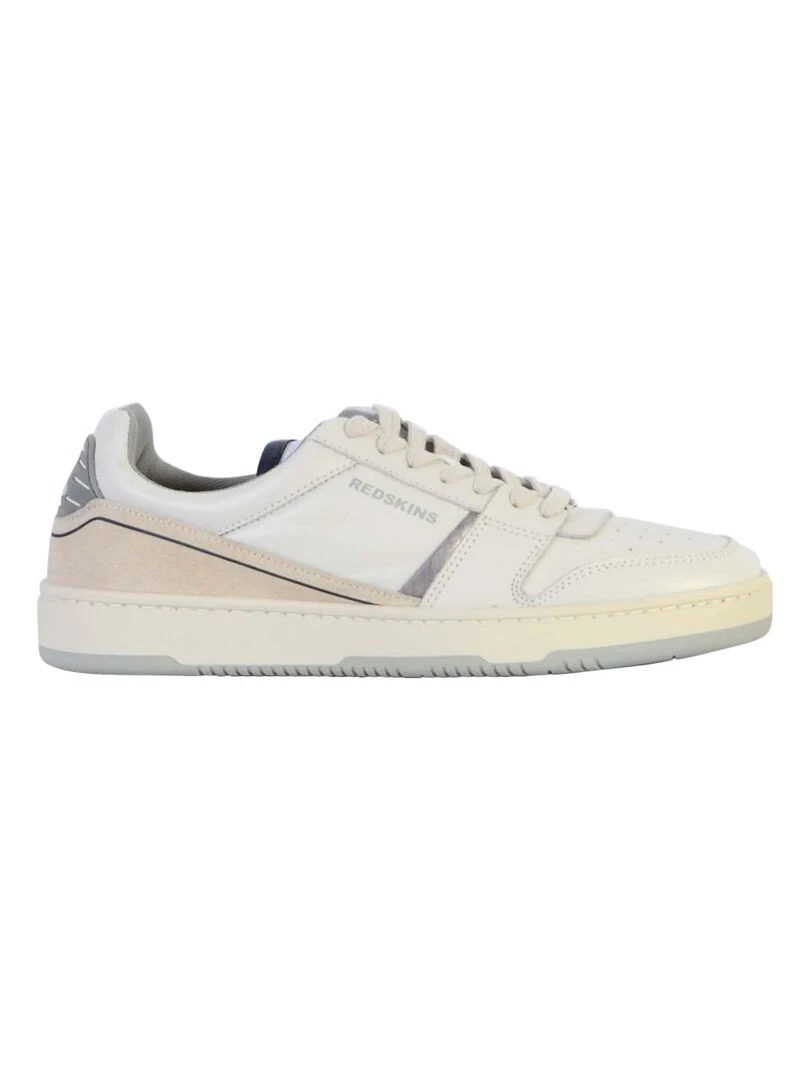 Basket Cuir Redskins Attrayant Blanc