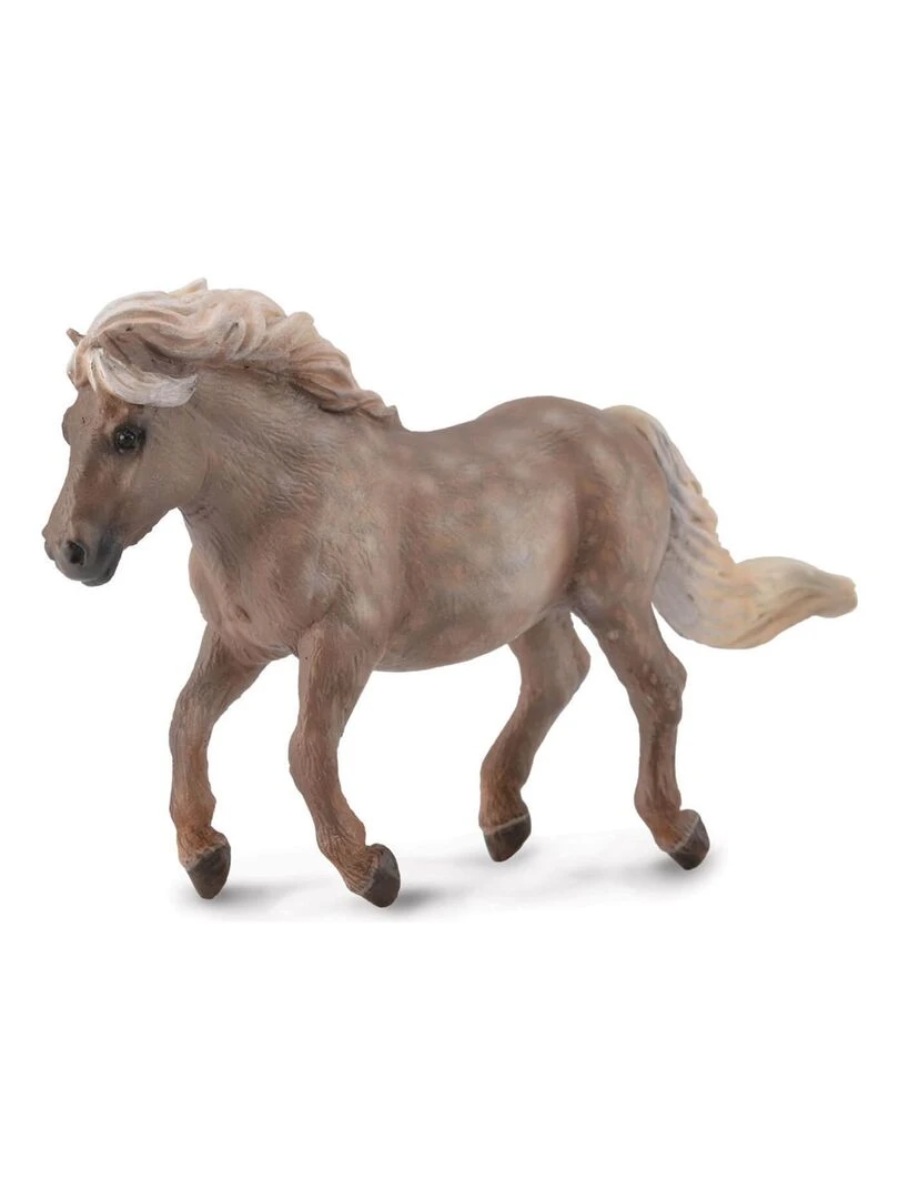 Figurine Cheval : Shetland Pony Argent Grison N/A