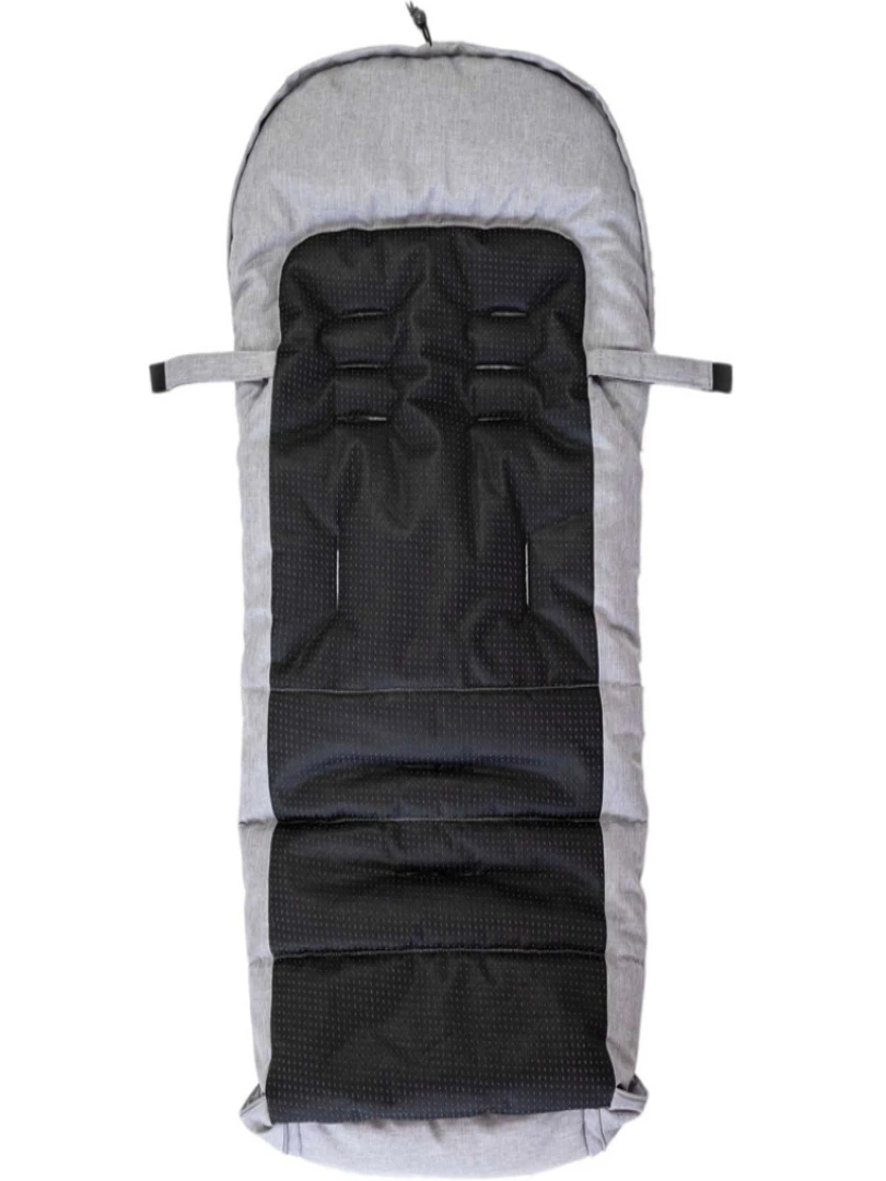 Chancelière Passe Sangle Poussette Étoile Grise (100 Cm)   Gris