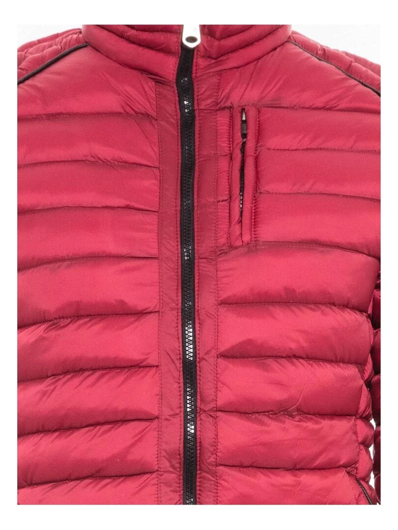 Doudoune légère col officier ZABROK   Rouge