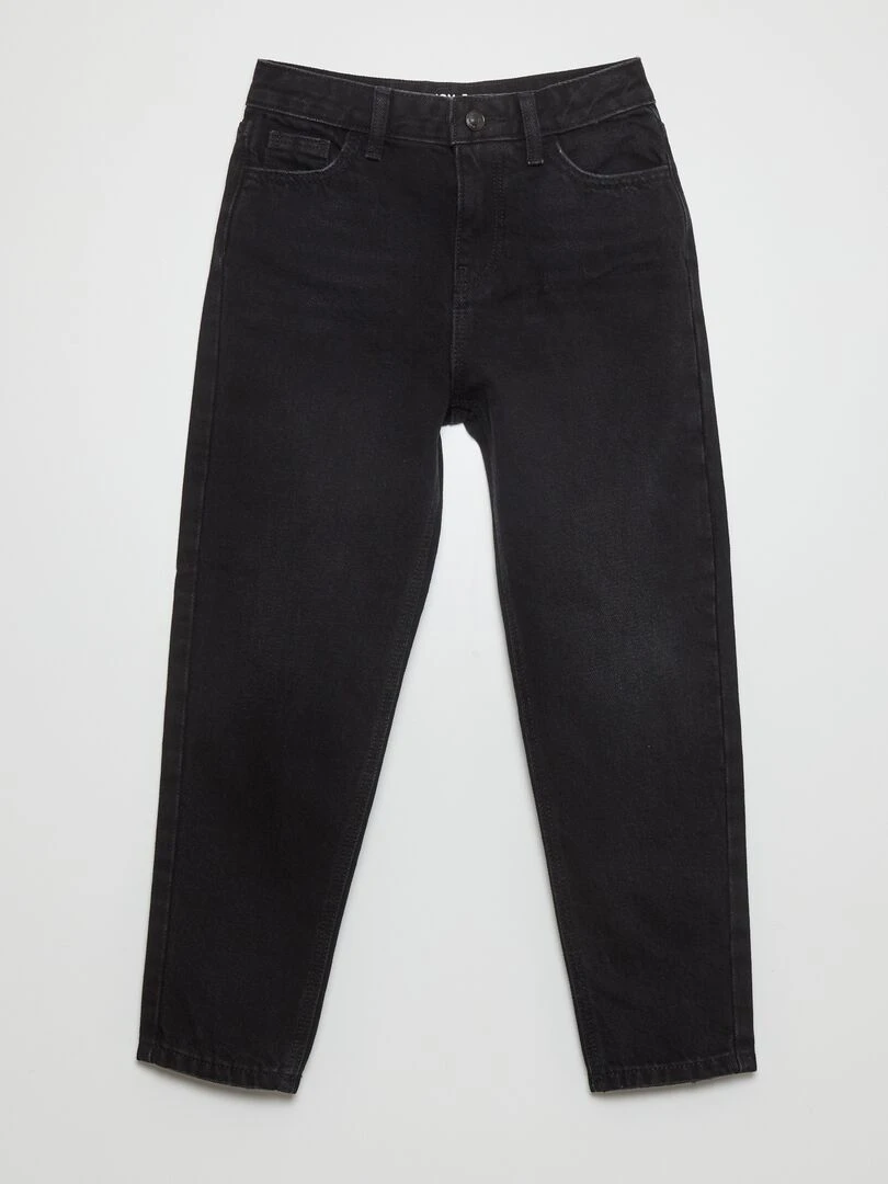Jean taille haute Gris