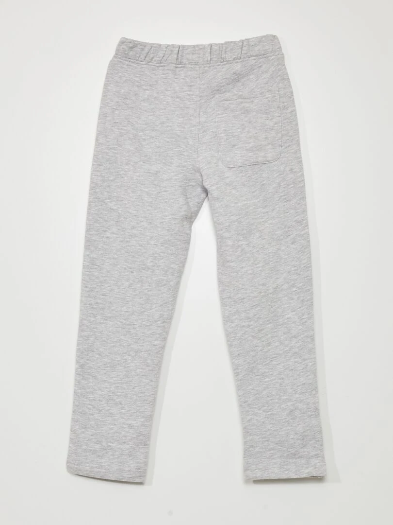 Jogging chiné avec ceinture ajustable   Gris