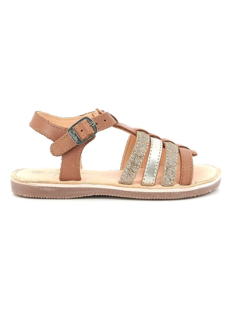 Sandales Cuir Drolote Marron