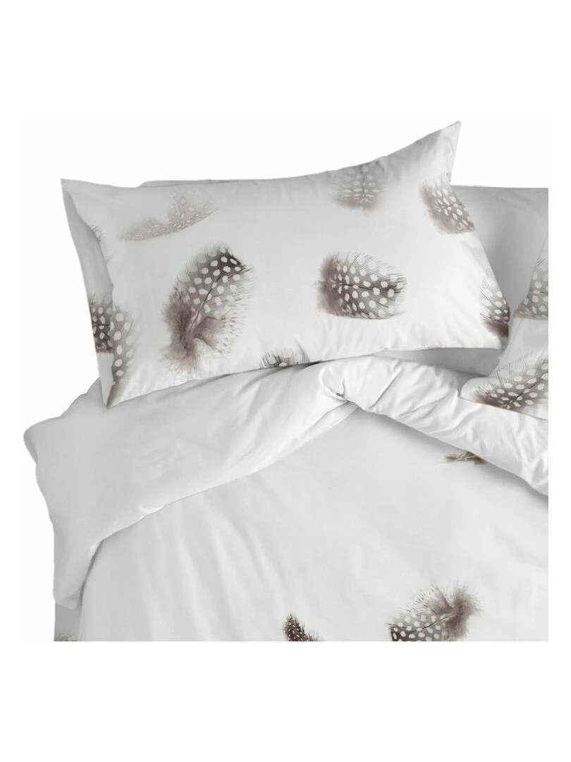 Taie d'oreiller Light "Happyfriday" Blanc