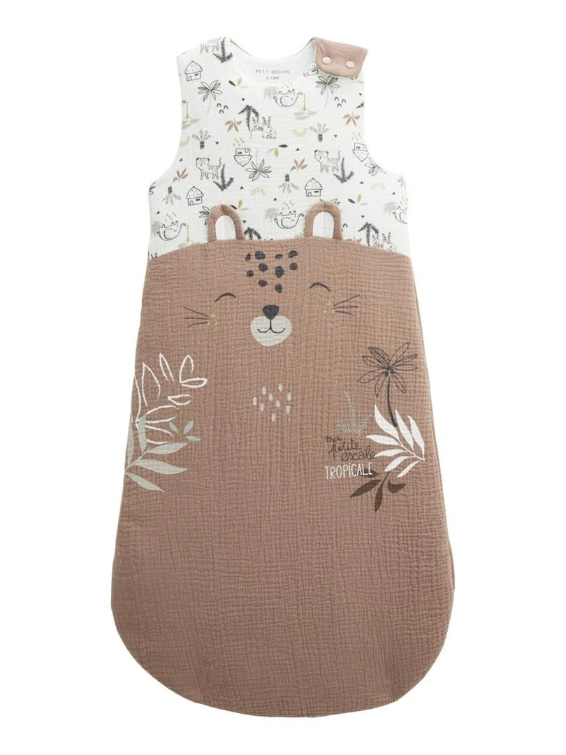 Gigoteuse TOG 2 en gaze de coton Yao Marron