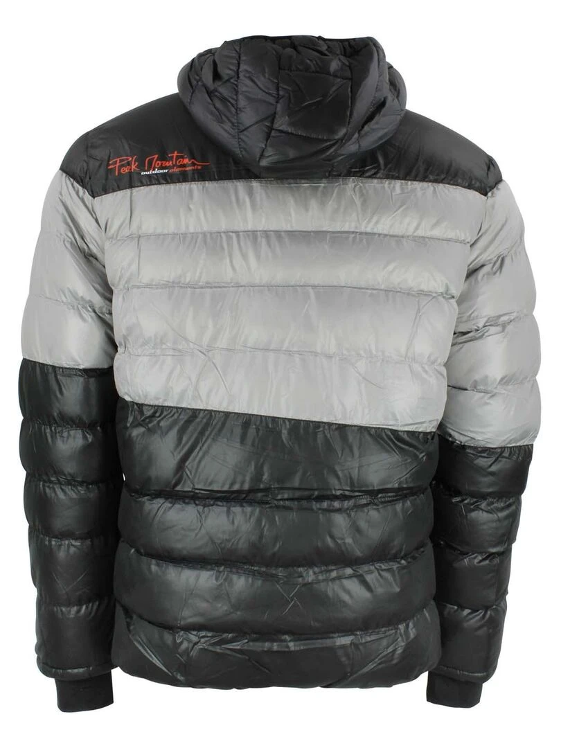 Doudoune de ski homme CAPTIN PEAK MOUNTAIN Noir Gris